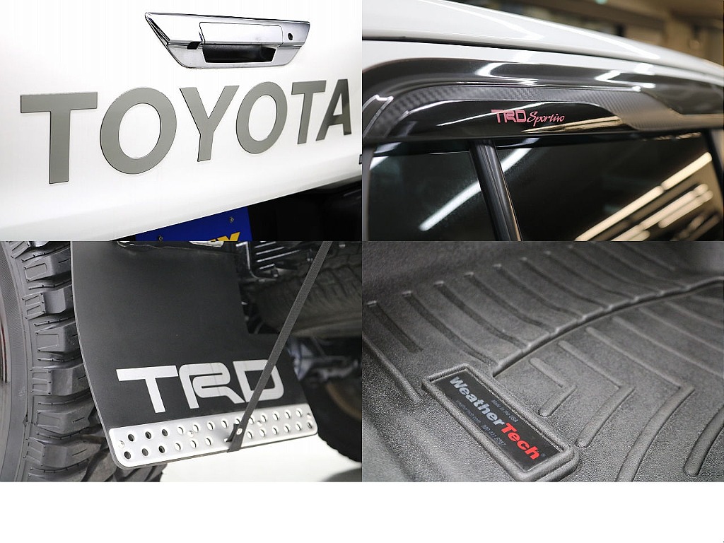 ＴＯＹＯＴＡデカール☆ＴＲＤサイドバイザー☆ＴＲＤマッドフラップ☆ウェザーテックフロアマット☆