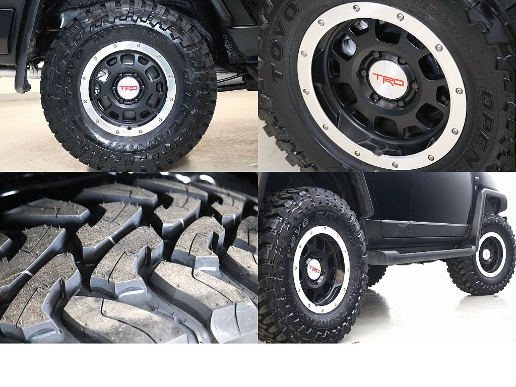 新品ＴＯＹＯオープンカントリーＭＴタイヤ×ＴＲＤオフロード１６インチアルミホイール☆