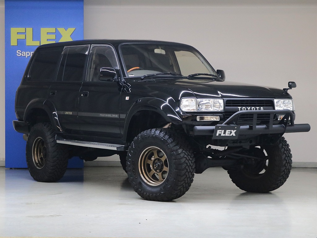 リフトＵＰ☆フロントクロカンバンパー☆クリスタルヘッドライト☆クリスタルフロントウィンカー☆新品クリスタルサイドマーカー☆新品ＬＥＤテールランプ（スモーク）☆サクソン砲弾マフラー☆