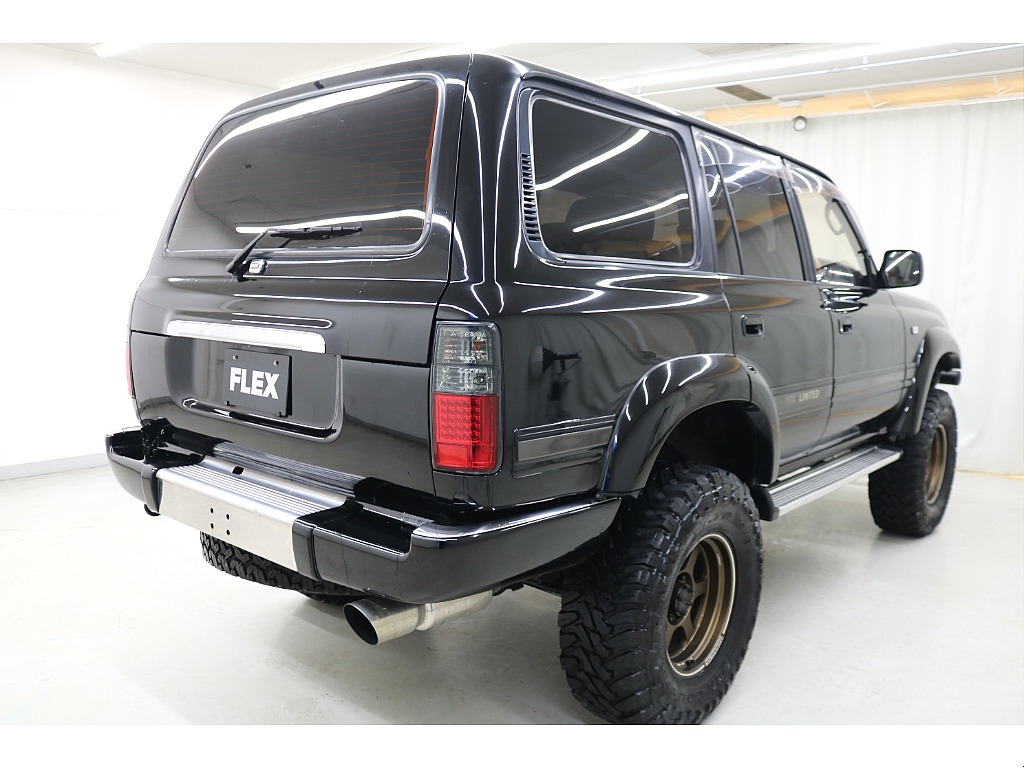 王道スタイル☆ディーゼルターボ☆全塗装ブラック☆リフトＵＰ☆本州仕入れ☆新品ＬＥＤテールランプ（スモーク）☆