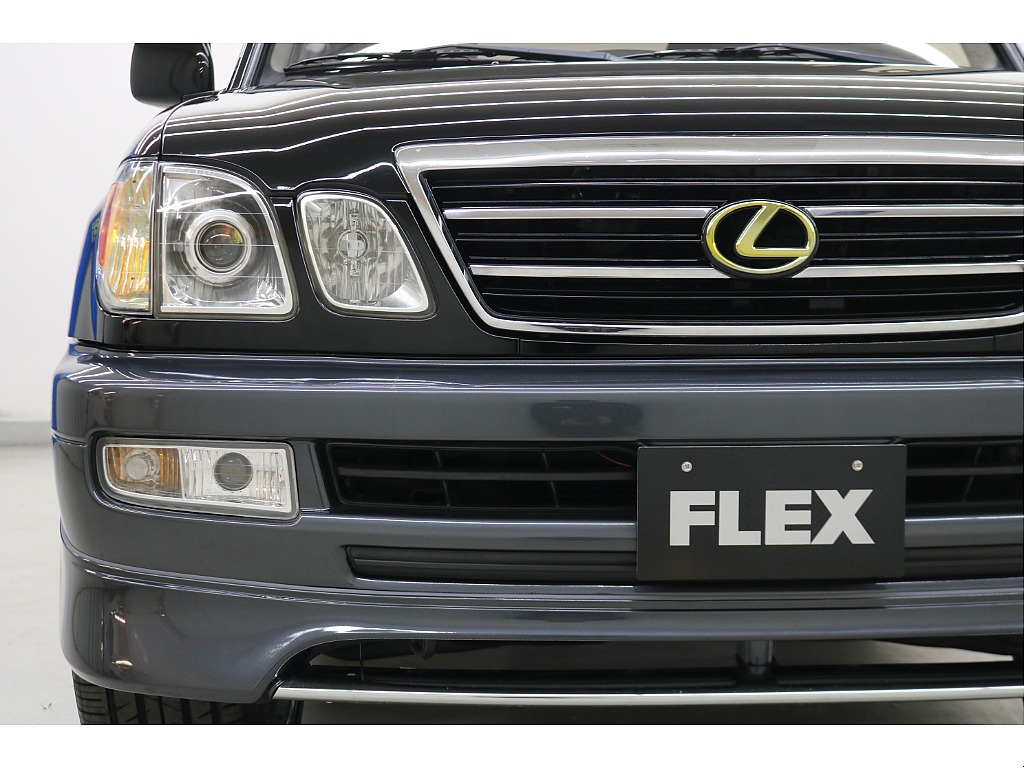 米国レクサスＬＸ４７０☆後期型５速ＡＴ☆１ナンバー登録☆ブラックⅡ☆純正ＵＳコーナーランプ☆フロントリップ☆イルミ付きサイドステップ☆