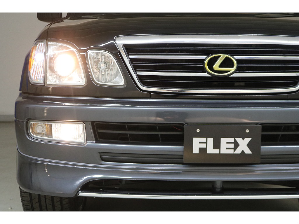 米国レクサスＬＸ４７０☆後期型５速ＡＴ☆１ナンバー登録☆ブラックⅡ☆純正ＵＳコーナーランプ☆フロントリップ☆イルミ付きサイドステップ☆