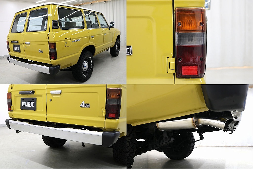 純正観音リヤゲート☆新品ＵＳトヨタ純正メッキリヤバンパー☆ワンオフマフラー（中間～テールパイプ）☆