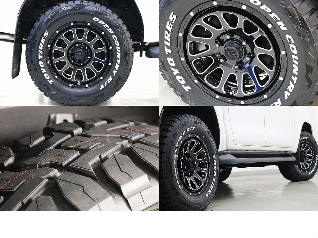 新品ＴＯＹＯオープンカントリーＲ／Ｔタイヤ×デルタフォースオーバル１７インチＡＷ☆