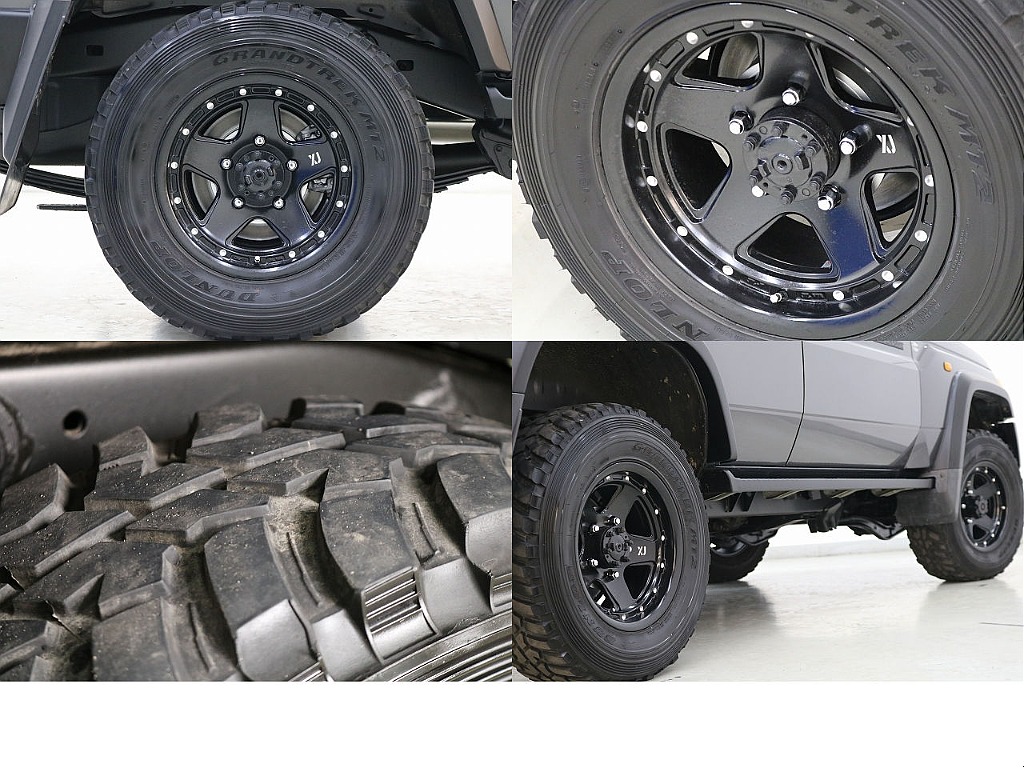 ＤＵＮＬＯＰ ＧＲＡＮＤＴＲＥＫ　ＭＴ２タイヤ×新品エクストリームＪ１６インチアルミホイール☆