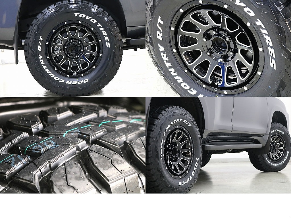 新品ＴＯＹＯオープンカントリーＲ／Ｔタイヤ×新品デルタフォースオーバル１７インチＡＷ☆新品オリジナルエンハンスナット☆