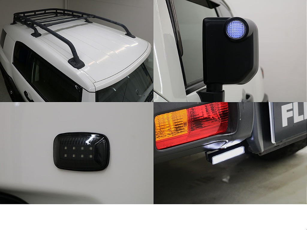 ルーフラック☆ＵＳ仕様ドアミラー☆ＬＥＤサイドマーカー（スモーク）☆新品ＪＡＯＳ製ＬＥＤバックランプ☆