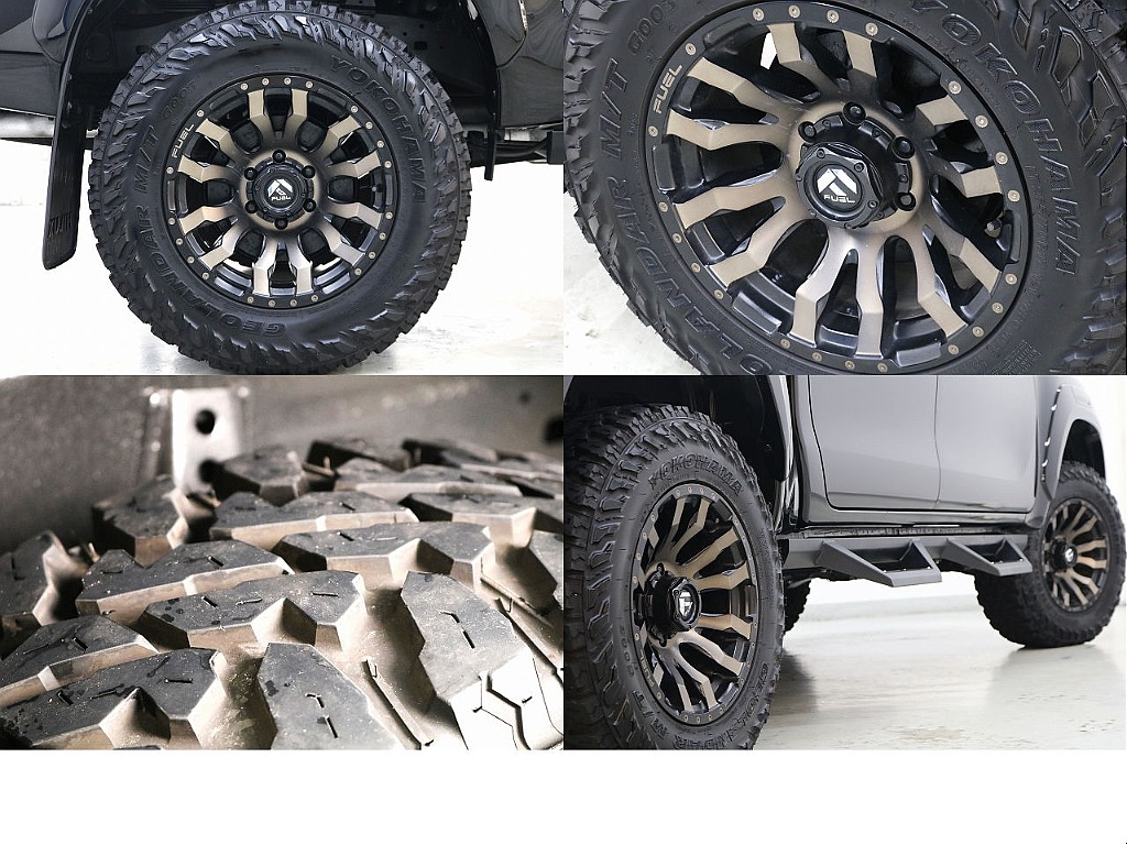 ＦＵＥＬオフロード　BLITZ D674×ＹＯＫＯＨＡＭＡジオランダーＭＴタイヤ☆