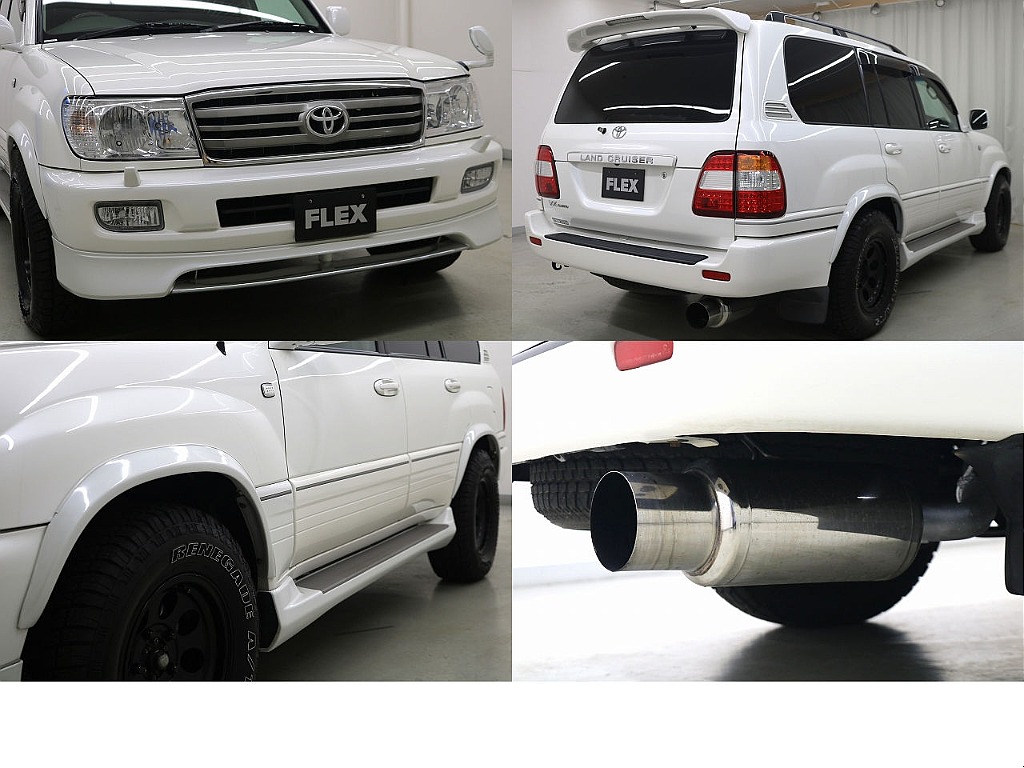 買取特選車☆最終型ディーゼルターボ☆マルチレスモデル☆オーバーフェンダー☆エアロサイドステップ☆リヤルーフスポイラー☆新品クリスタルフォグランプ☆サクソン砲弾マフラー☆