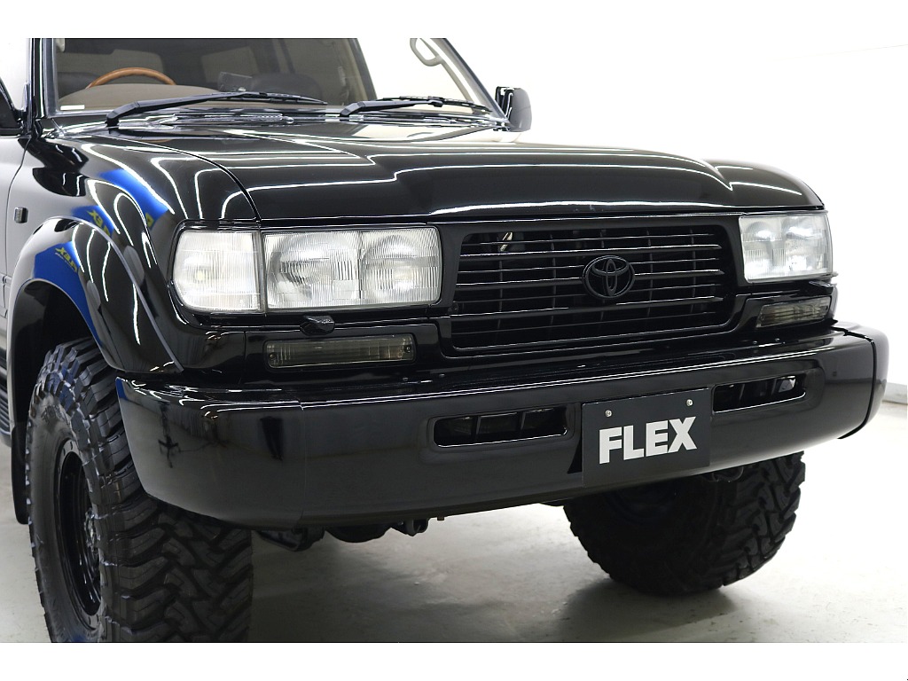 茶内装☆後期型☆ディーゼルターボ☆オールペイント：ブラック☆ベッドキット装備☆リフトＵＰ☆新品クリスタルサイドマーカー（スモーク）☆