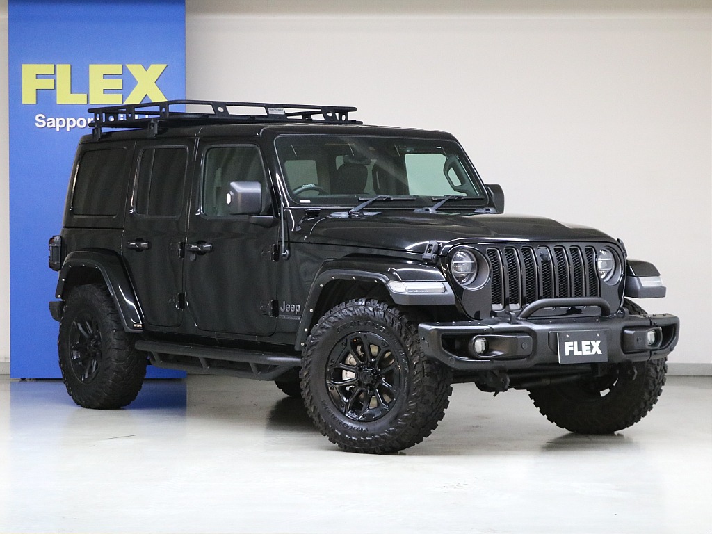 専用ヘッドライトベゼル＆フロントグリル（ダークグレーアクセント）☆ルビコンルックバンパー☆ＳＭＩＴＴＹ ＢＩＬＴリヤバンパー＆サイドステップ＆ディフェンダーラック☆テールランプガード☆