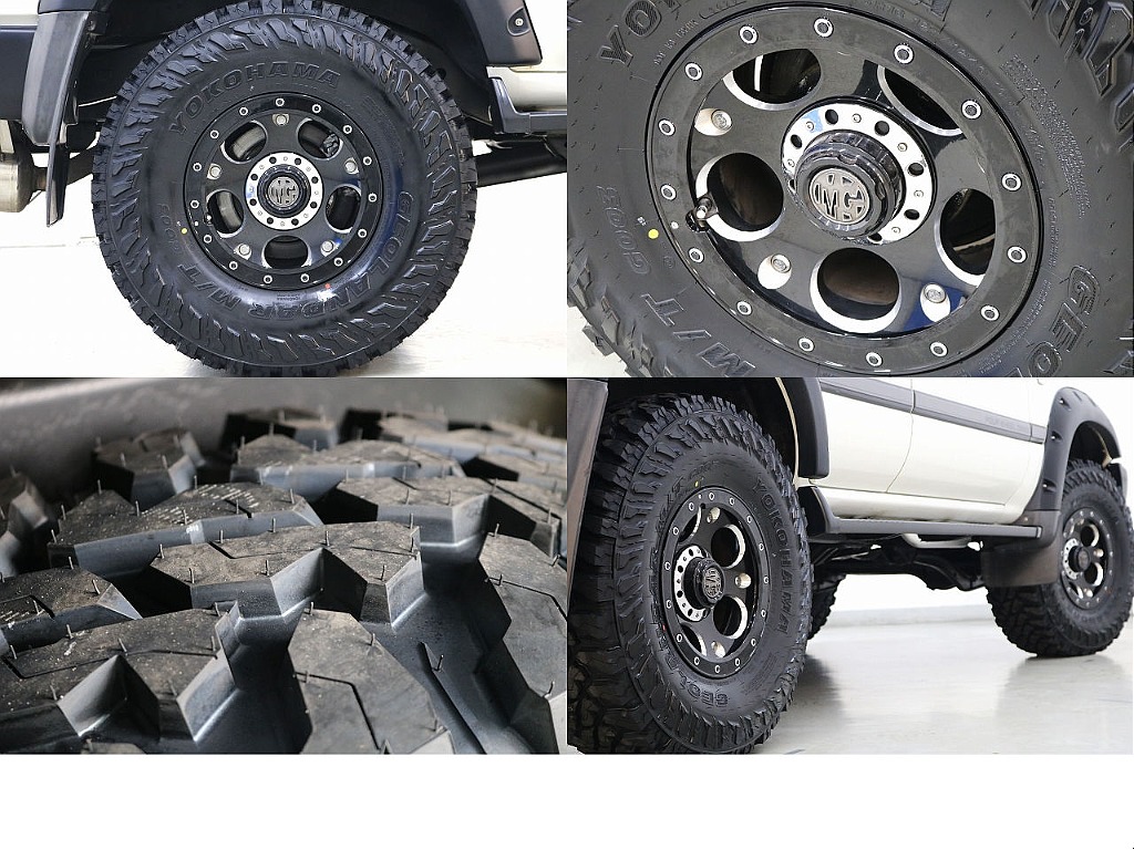 新品ＹＯＫＯＨＡＭＡジオランダーＭ／Ｔ　Ｇ００３×MGデーモン１６インチアルミホイール☆