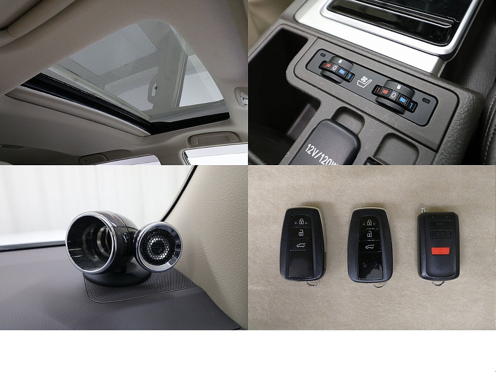 サンルーフ☆運転席／助手席シートヒーター＆ベンチレーター☆プレミアムサウンド８chスピーカー＆ダブルツィーターシステム☆純正リモートスタート☆