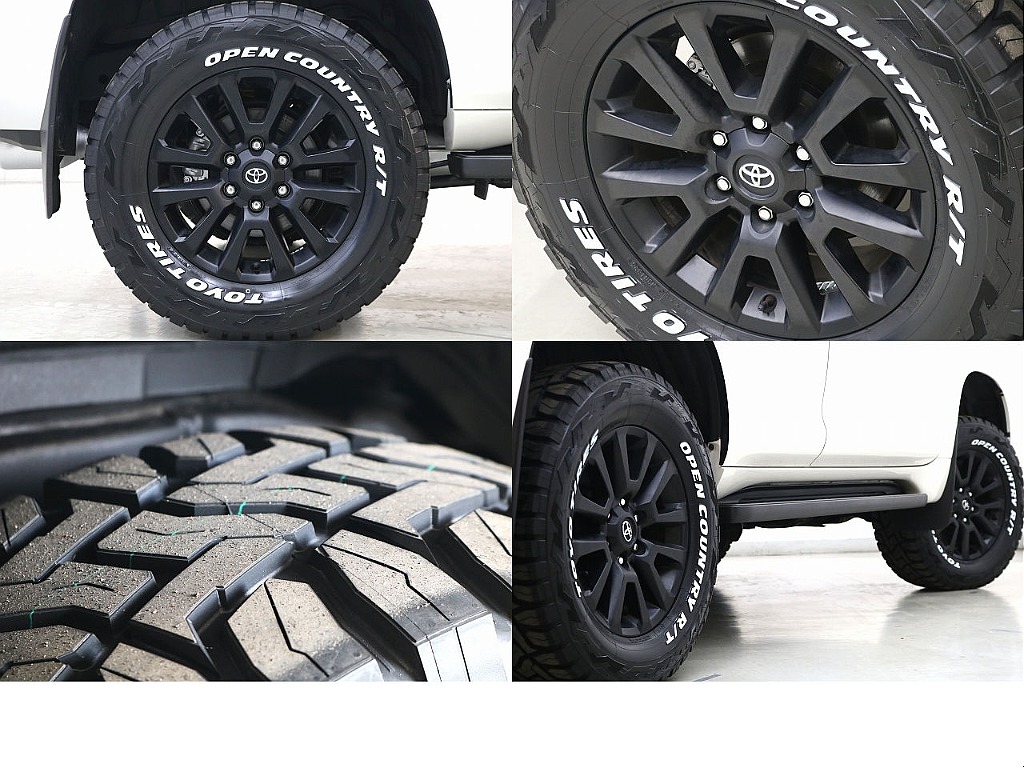 新品ＴＯＹＯオープンカントリーＲ／Ｔタイヤ×マッドブラックエディション専用１８インチＡＷ☆