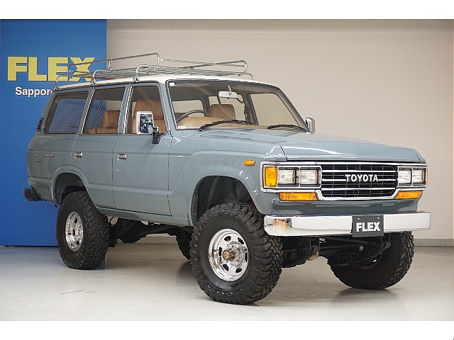 全塗装アンヴィルグレーⅡ☆角目４灯ヘッドライト☆ロールーフ換装☆ナローボディ換装☆新品メッキバンパー☆新品フロントグリル☆新品純正ナンバー灯☆ルーフラック☆