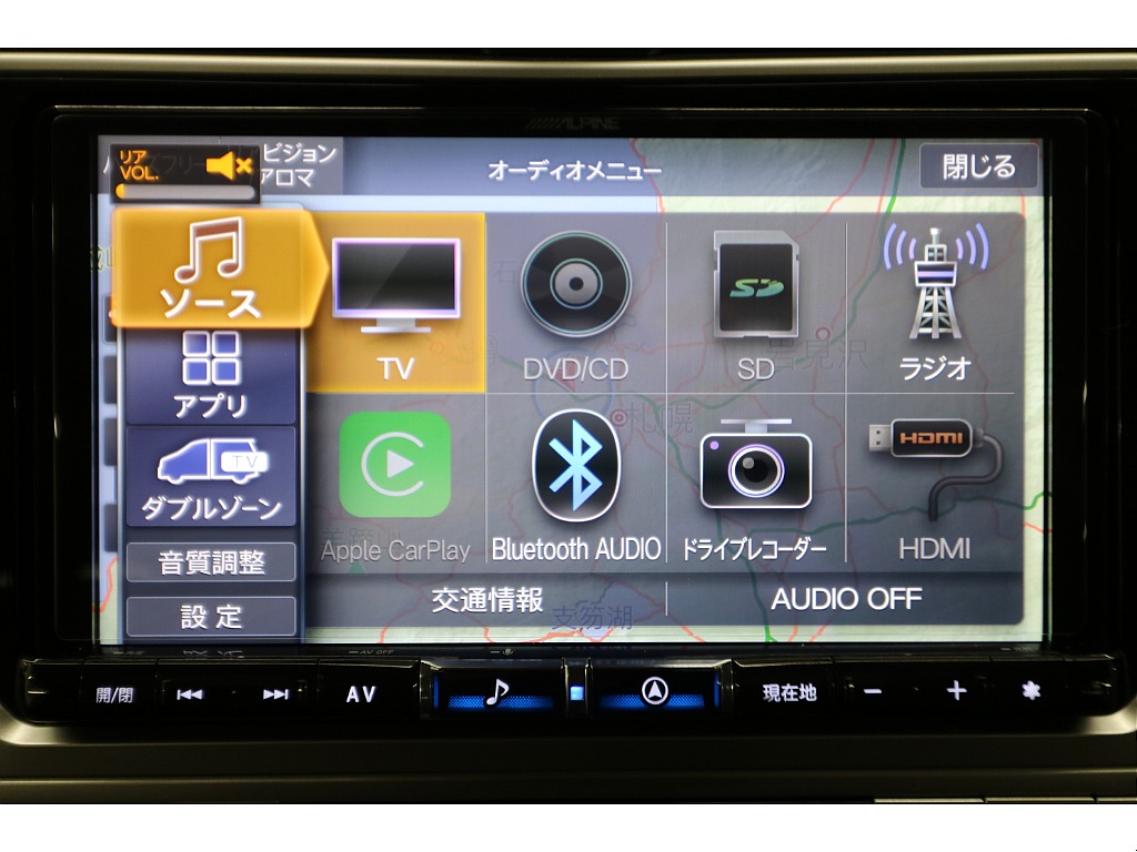 アルパイン専用ＢＩＧ－Ｘ９インチナビ（AppleCarPlay、androidauto対応）☆ＨＤＭＩ＆ＵＳＢポート装着済み☆