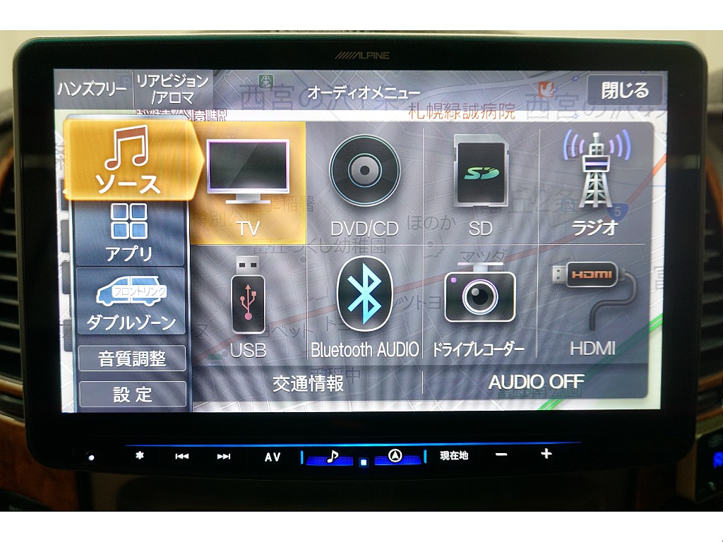 ALPINEビッグＸ11インチフローティングナビ（AppleCarPlay、androidauto）☆バックカメラ☆
