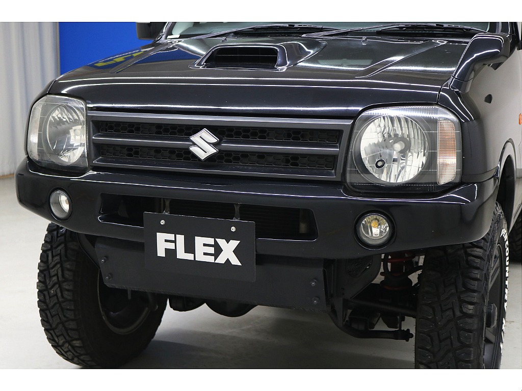 リフトＵＰ☆ステアリングダンパー☆前後調整式ラテラルロッド☆社外フロントバンパー☆フロントスキッドプレート☆ＬＥＤヘッドランプ☆