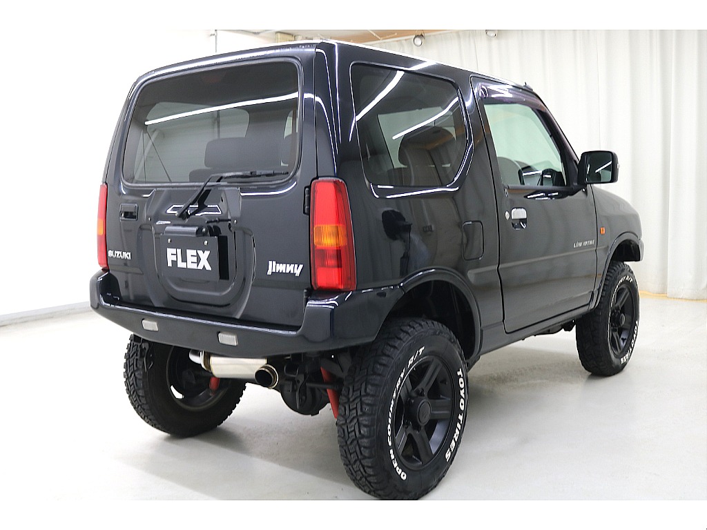 リフトＵＰ☆前後調整式ラテラルロッド☆ＲＥＶＥＲＳＥ製ステンレスマフラー☆背面レス＆ナンバー移設キット☆