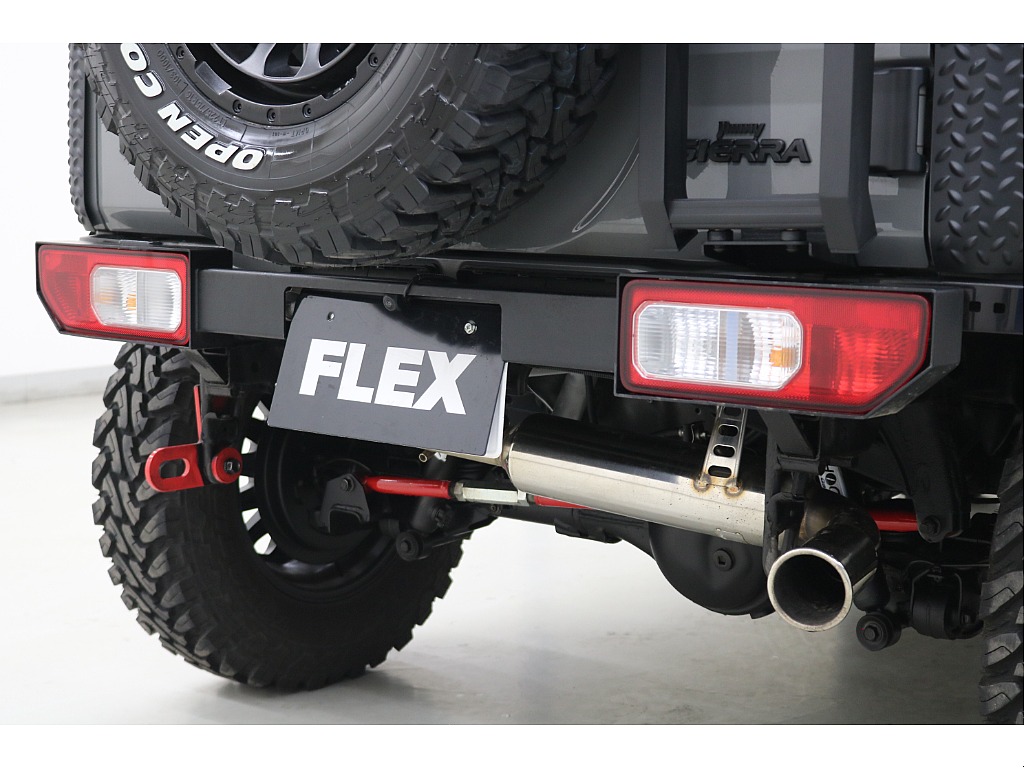 リヤスチールバンパー☆フジツボマフラー☆牽引フック☆