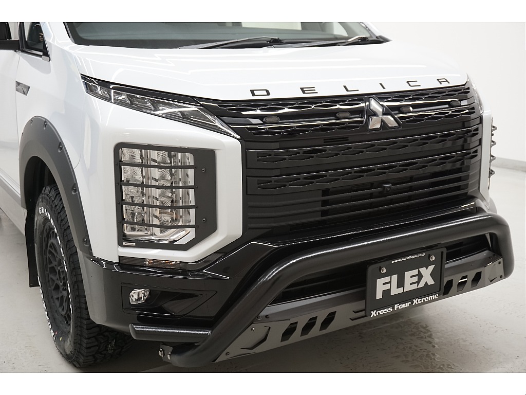 新品オリジナルリフトＵＰコイル☆新品オリジナルヘッドライトカバー☆新品ＪＡＯＳオーバーフェンダー☆グリルマーカー☆オートフラッグス製スキッドプレート☆純正オプションエンジンフードエンブレム☆