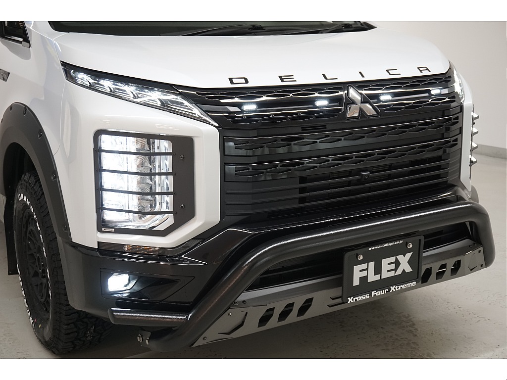 新品オリジナルリフトＵＰコイル☆新品オリジナルヘッドライトカバー☆新品ＪＡＯＳオーバーフェンダー☆グリルマーカー☆オートフラッグス製スキッドプレート☆純正オプションエンジンフードエンブレム☆