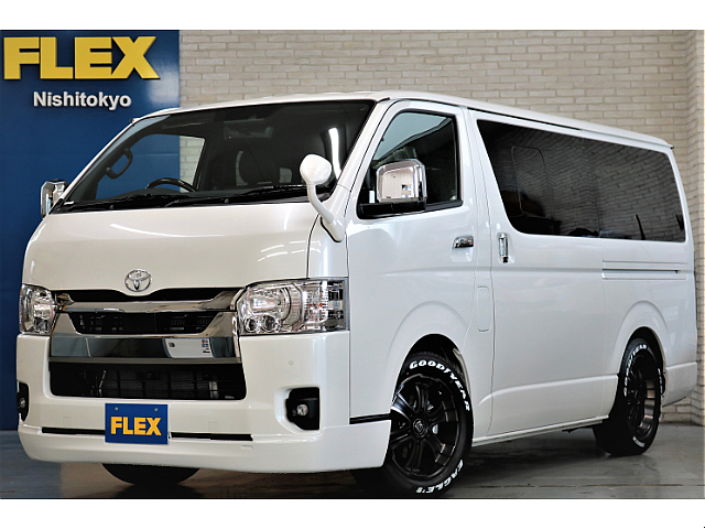 新車ハイエースＶダークプライムⅡ２８００ディーゼルターボナビパッケージ完成致しました！！店頭在庫車、即納車もご対応可能になります！！