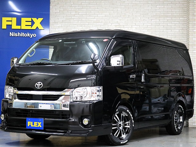 令和３年式ハイエースワゴンＧＬ２７００ガソリン２ＷＤ標準シート配列３ナンバー１０人乗り入庫！！新品オリジナルパーツでカスタム済みの１台！！