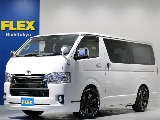 令和３年式ハイエースＶＳ－ＧＬ２０００ガソリン２ＷＤフレックスカスタム車両入庫！！４１５コブラスポイラーオリジナル１７インチアルミ２インチローダウンオリジナルシートカバー純正ＳＤナビＥＴＣ２．０装備！