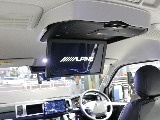 大画面アルパイン１２．８フリップダウンモニター装備！！