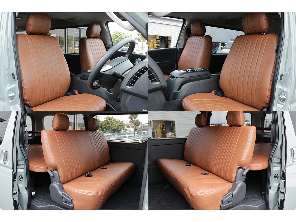 新品クラシックシートカバーブラウン装着済み！！