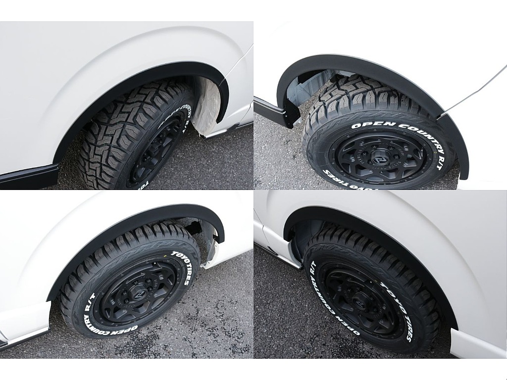 新品オリジナルオーバーフェンダー装着済み！！