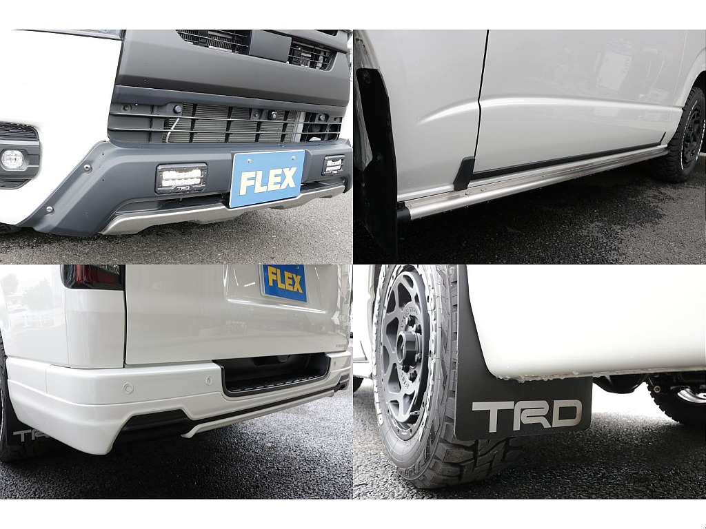 ＴＲＤサイドステップ、リアスポイラー装着済み！！