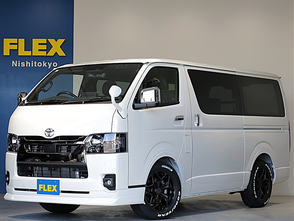 令和７年式ダークプライムⅡ２０００ガソリン２WDカスタム車両完成！オリジナルスポイラーオリジナルオーバーフェンダーオリジナル１７インチアルミオリジナルＬＥＤテールアルパイン１１インチナビベットＫＩＴ！