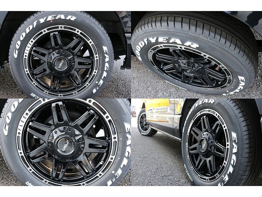 新品オリジナルデルフ０４　１７インチアルミナスカータイヤ装備！！