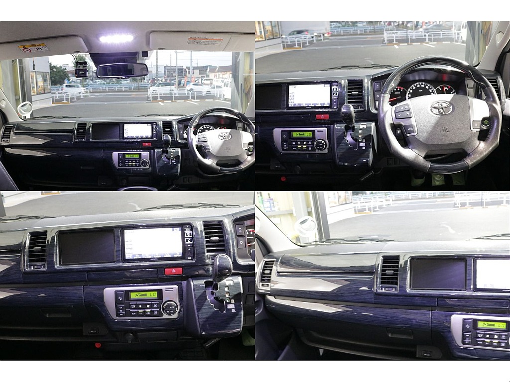 ４１５コブラ製黒木目インテリアパネル、コンビハンドル、シフトノブ交換済み！！