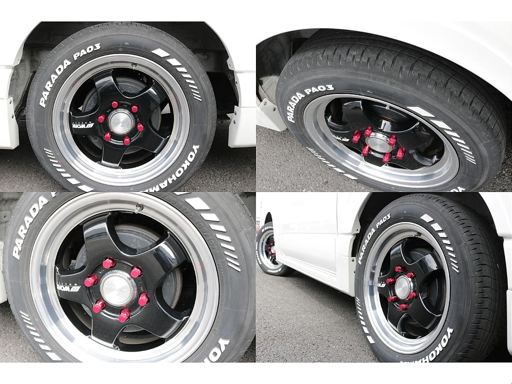 ヨコハマパラダ１７インチタイヤ装備！！