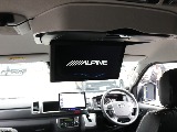 大画面アルパイン１１インチナビ１２．８フリップダウンモニター装備！！