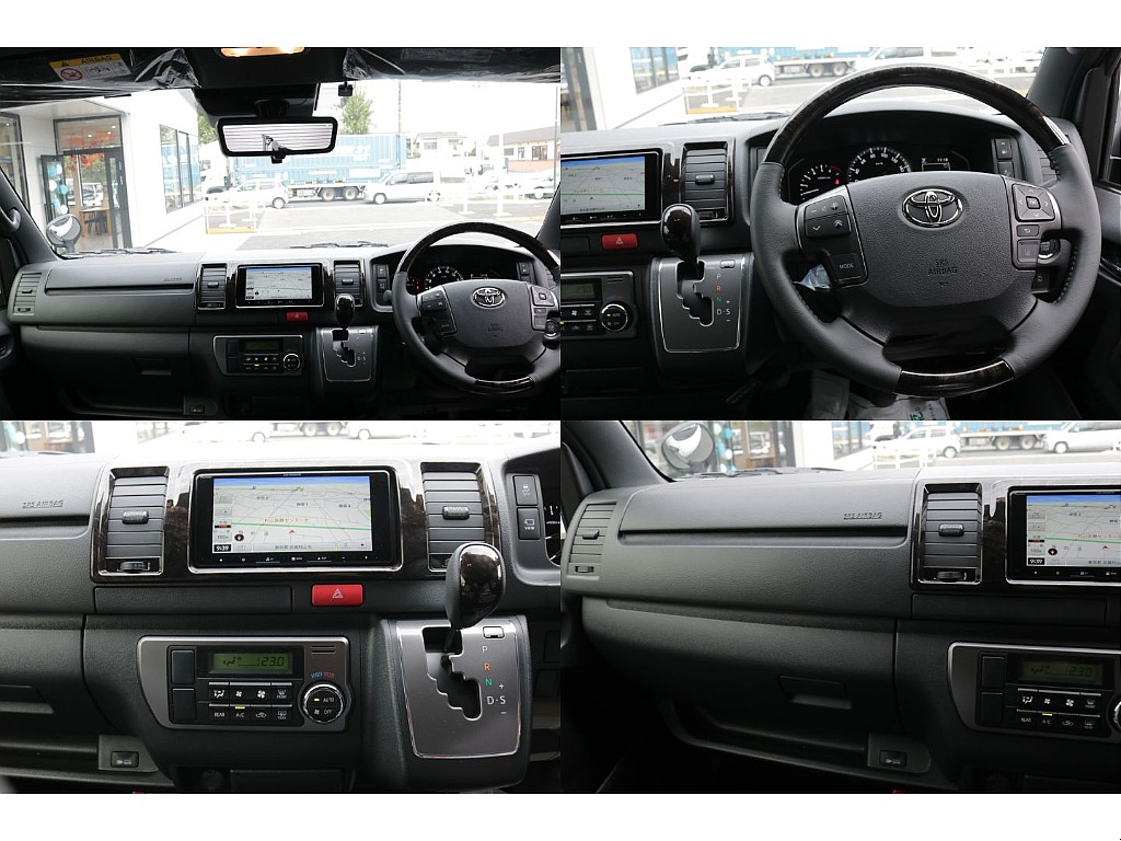 ダークプライムⅡ専用のコンビハンドル、シフトノブ、インテリアパネル装備！！