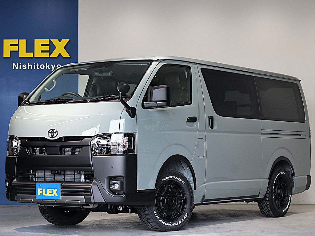 令和７年式アースカラーパッケージ２８００ディーゼル４WDブラックエディション完成！オリジナルフロントバンパーオリジナル１６インチアルミオリジナルオーバーフェンダーオリジナルＬＥＤテールアルパインナビ！