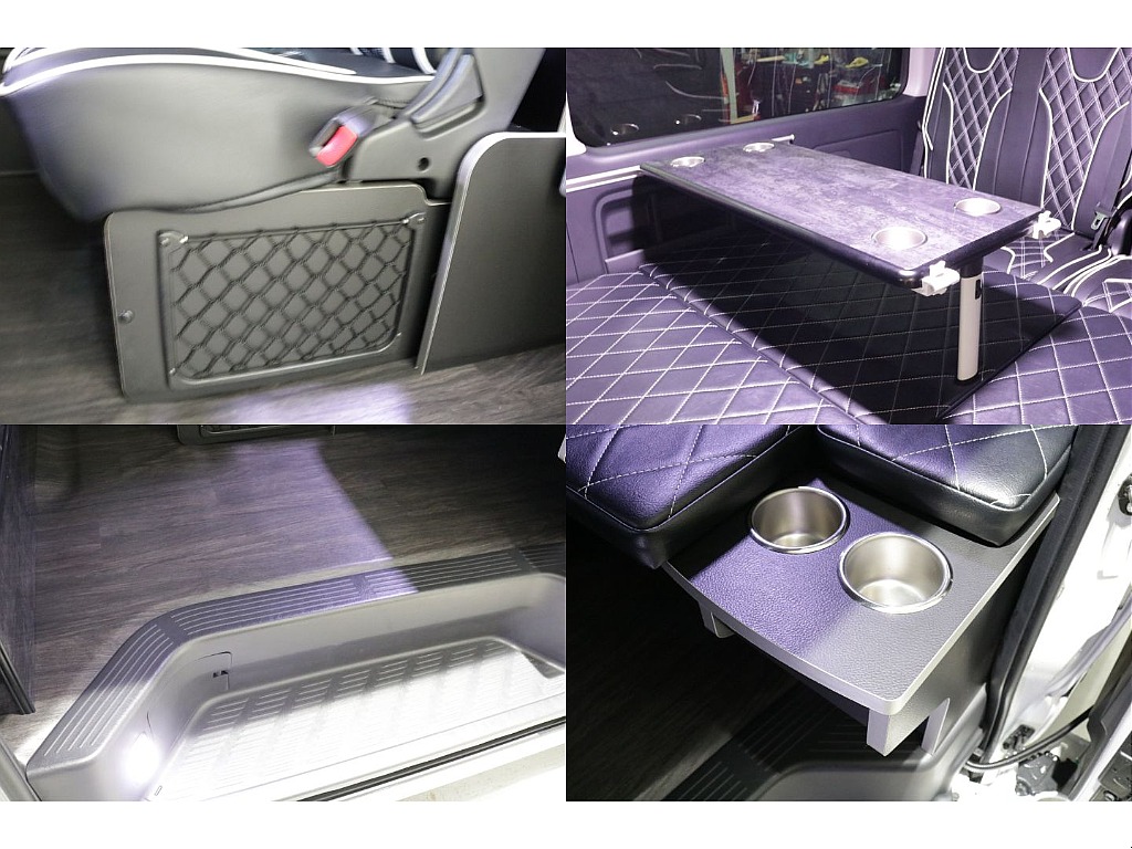 リア全面床張り施工、専用テーブルＫＩＴ装備！！