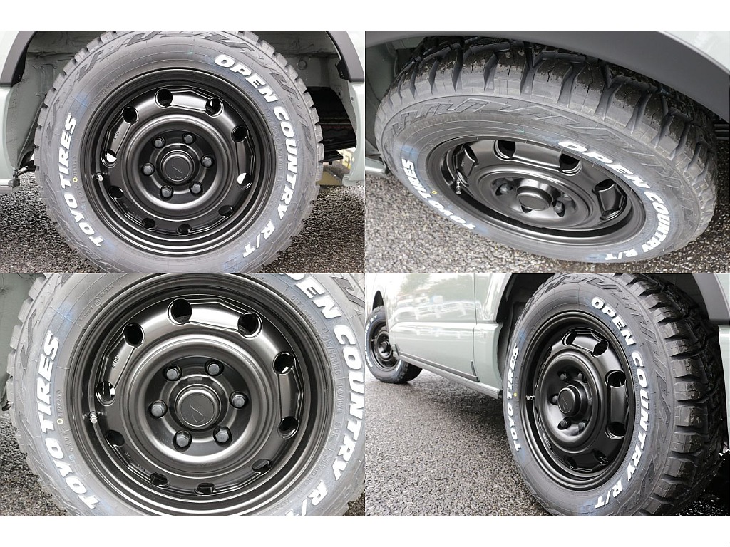 オリジナルパウ１６インチアルミオープンカントリー１６インチタイヤ装備！！