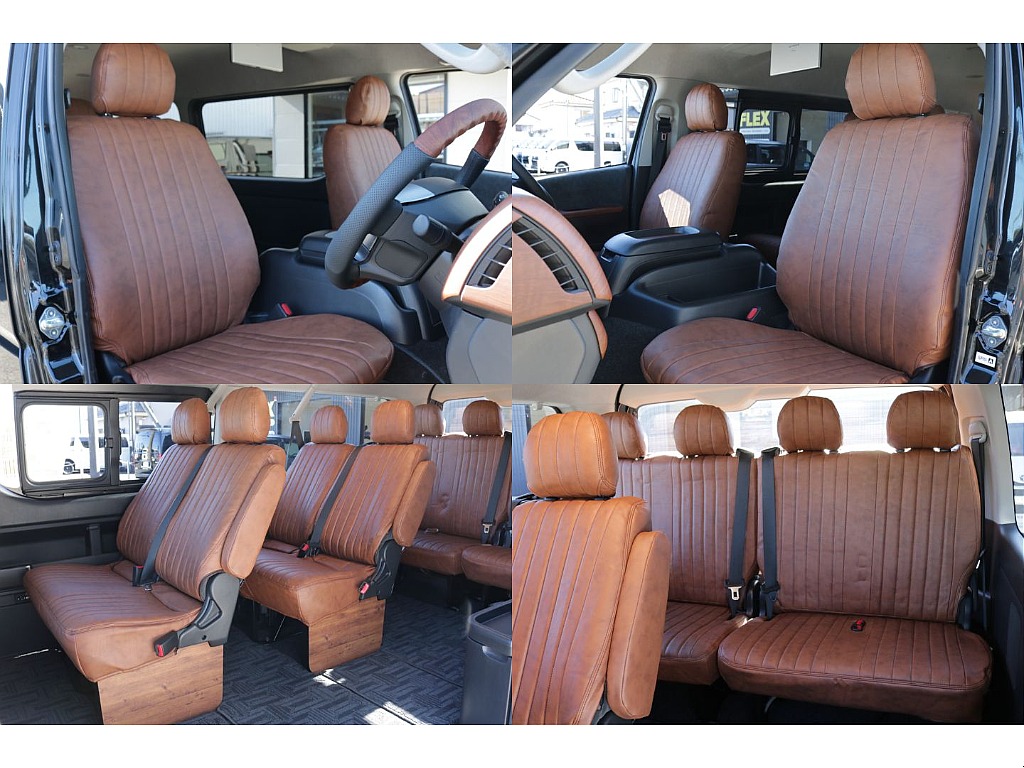 クラシックシートカバー装備専用のフットパネルも装備済み！！