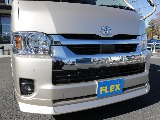 新車ハイエースワゴンファインテックツアラー２７００ガソリン４WDカスタム車両入庫！オリジナルフロントスポイラーオリジナルオーバーフェンダーオリジナルＬＥＤテールライトオリジナル１７インチアルミ装備！！