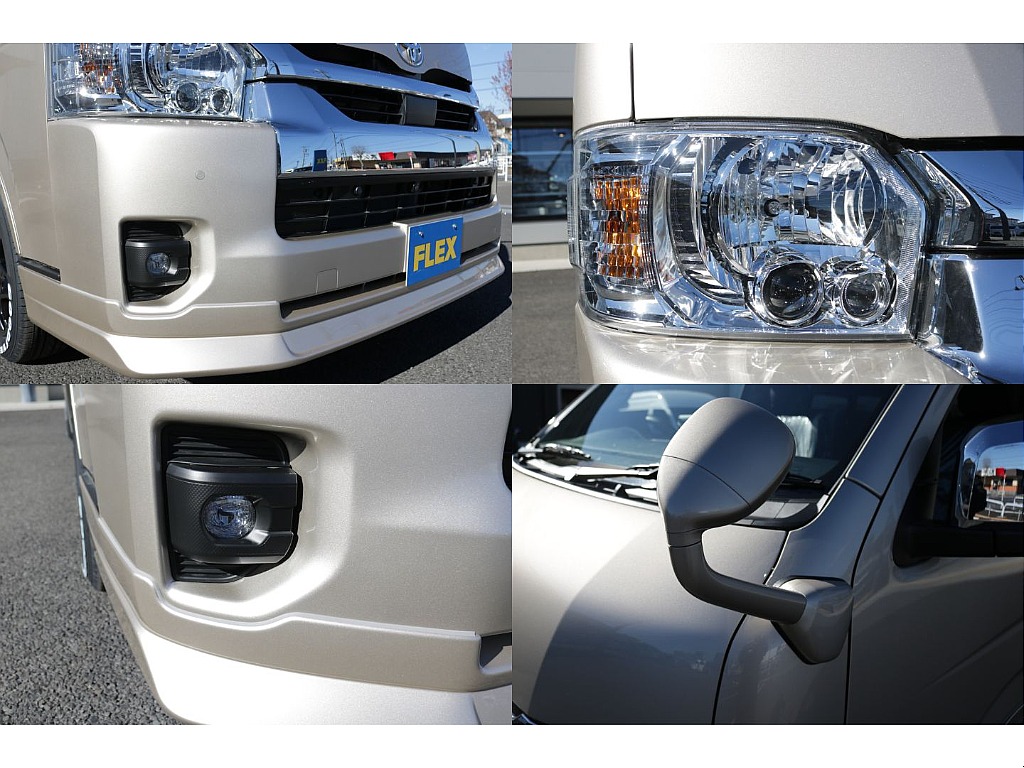 オリジナルフロントスポイラー装着済み、アンダーミラーも同色塗装済み！！