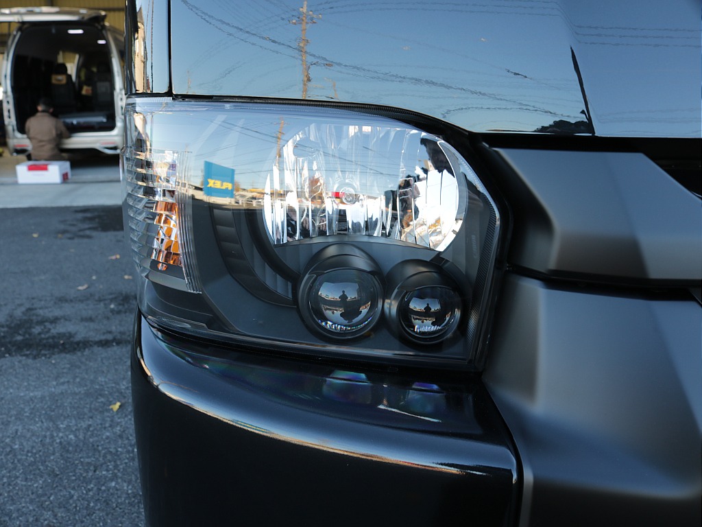 新車ワゴンＧＬ４ＷＤオリジナルＶｅｒ１シートアレンジブラックエディション完成！オリジナルフロントバンパーオリジナルオーバーフェンダーオリジナルＬＥＤテールオリジナル１６インチアルミアルパインナビ装備！