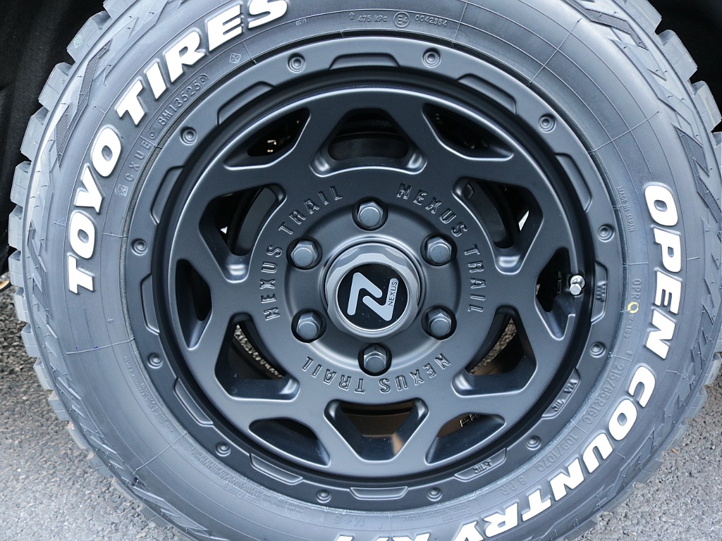 新車ワゴンＧＬ４ＷＤオリジナルＶｅｒ１シートアレンジブラックエディション完成！オリジナルフロントバンパーオリジナルオーバーフェンダーオリジナルＬＥＤテールオリジナル１６インチアルミアルパインナビ装備！