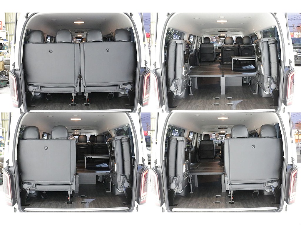 ４列目シートは跳ね上げも可能になります！！