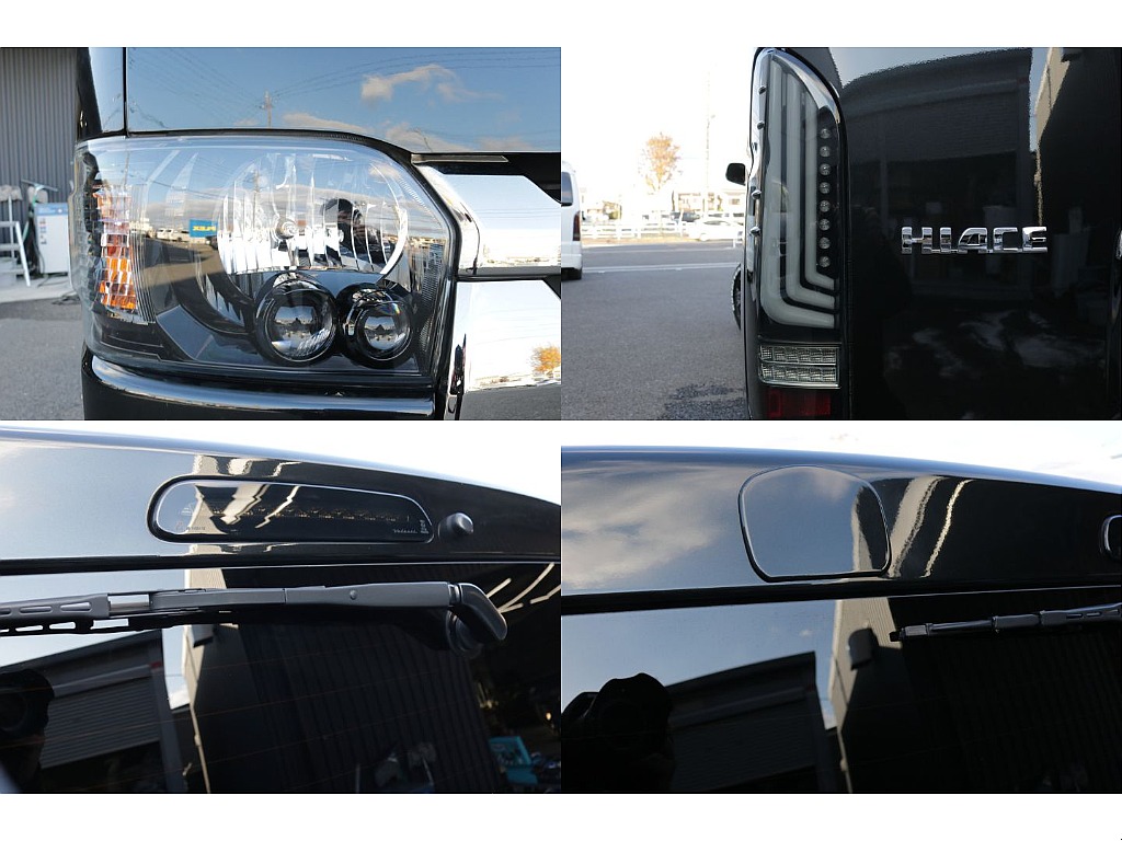 ケースペックリアミラーホールカバー装備！！