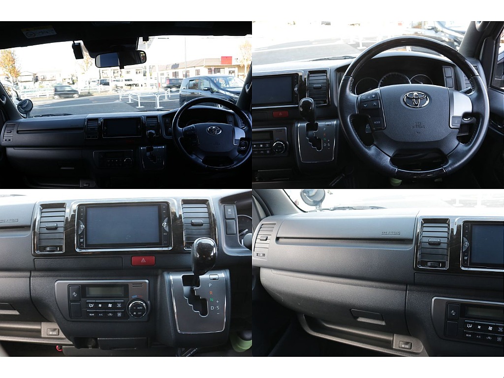 ダークプライムⅡ専用のコンビハンドル、シフトノブ、インテリアパネル装備！！